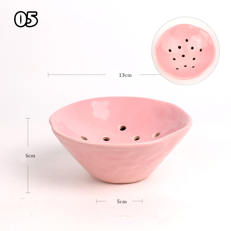 Ikebana Vase Kenzan - Caves Flower Pot Kenzan Ceramics Vase