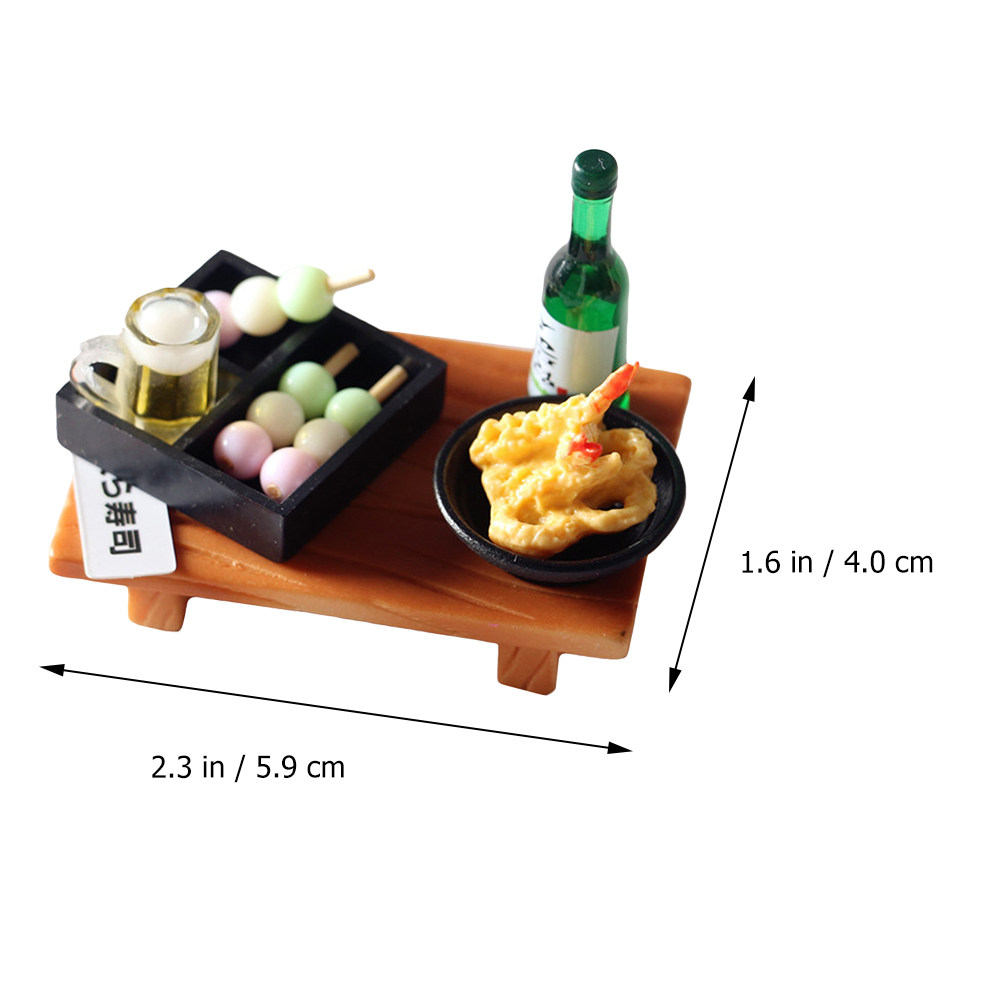3Pcs Mini Sushi Realistic Deco - Japanese Lifestyle And Food review and price