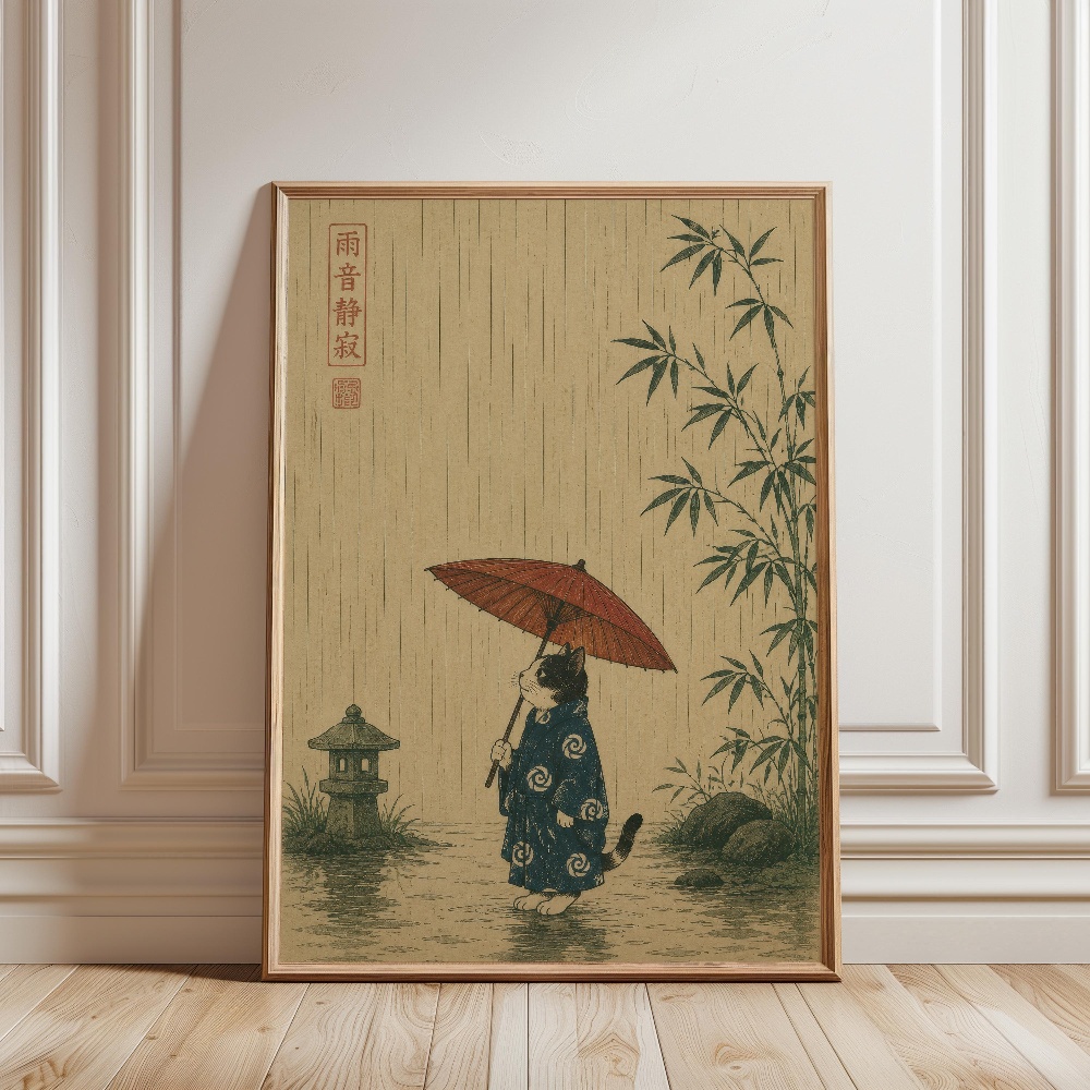 Black Cat Eating Ramen Rainy G - Japanese Lifestyle In Japanese review and price
