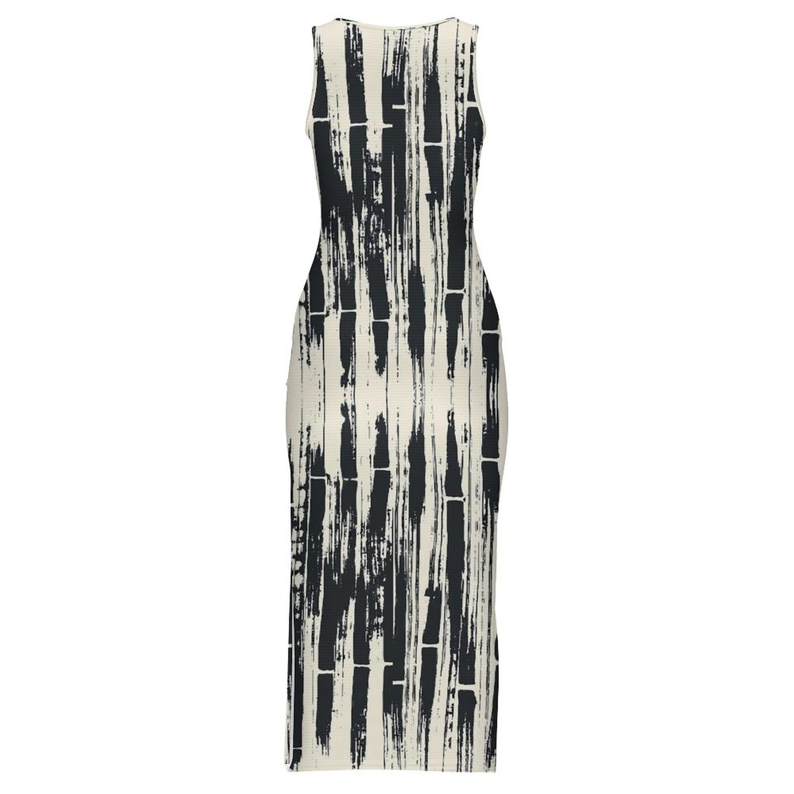 Black Tie Dye Dress Sleeveless - Shibori Tie Dye review and price
